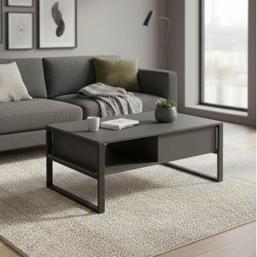 Masuta de cafea Bendon Antracit 100x60x44.5 cm