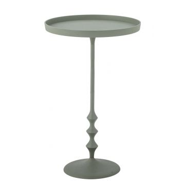 Masuta de cafea, Bloomingville, Anjou, 37x57 cm, aluminiu, verde