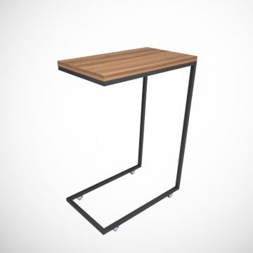 Masuta de cafea CALLEN, nuc, 46x26x62 cm