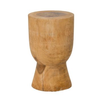 Masuta laterala, Koa, Natural, 28x28x46 cm