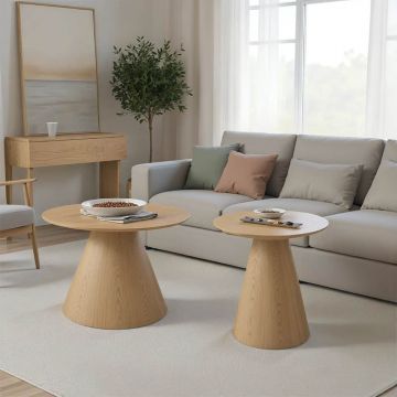 Set de 2 masute de cafea, Donda, versatile
