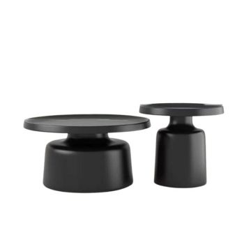 Set măsuțe de cafea rotunde Nova, diametru 70 cm si 50 cm