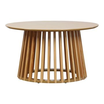 Masa de cafea Domonic /pw, Natural, D80x45 cm - Natur