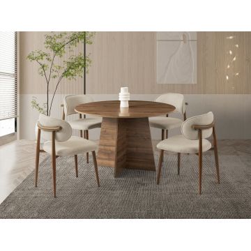 Masa, Hanah Home, Loop, 140x75x80 cm, PAL, Maro