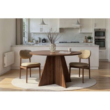 Masa, Hanah Home, Virella, 120x75x120 cm, Maro