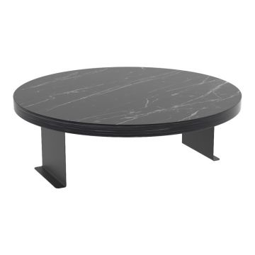 Masa laterala Linea, Negru, 35x35x5 cm - Negru