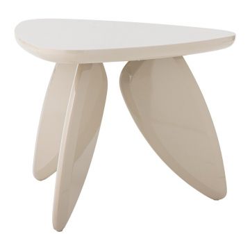 Măsuță de cafea crem cu aspect lucios 57x60 cm Magia – Bloomingville