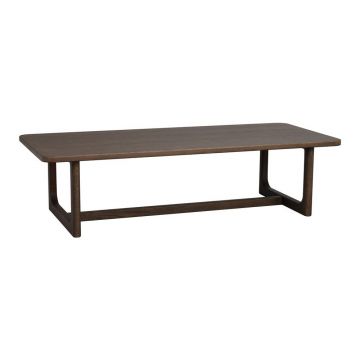 Măsuță de cafea în culoare naturală închisă cu blat cu aspect de lemn de stejar 70x160 cm Driscoll – Rowico