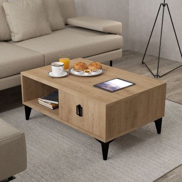 Masuta de cafea, Hanah Home, Deren 2006, 90x41.5x60 cm, PAL, Maro