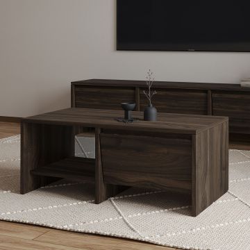 Masuta de cafea, Hanah Home, Laris, 90x35x45 cm, PAL, Maro