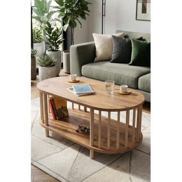 Masuta de cafea, Hanah Home, Peka-0111, 90x43x45 cm, PAL, Pin