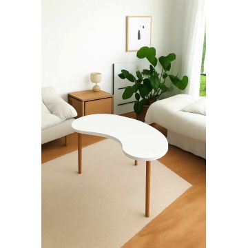 Masuta de cafea, Hanah Home, Peka-221, 100x47x48 cm, PAL, Alb