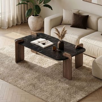 Masuta de cafea, Hanah Home, Renard, 120x35x60 cm, PAL, Lotus / Nuc
