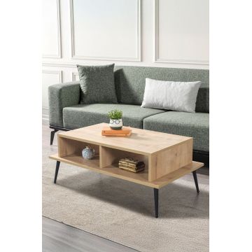 Masuta de cafea, Hanah Home, Şile 2008, 100x40x56 cm, PAL, Maro
