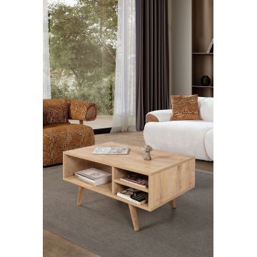 Masuta de cafea, Hanah Home, Venüs 2034, 90x43x55 cm, PAL, Maro
