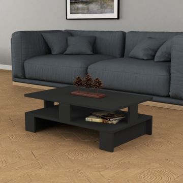 Masuta de cafea Mansu Sufragerie, 80x28x50 cm - Gri