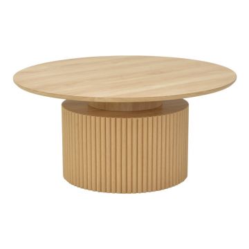 Masuta de cafea Opols, MDF, D90x42 cm - Natur