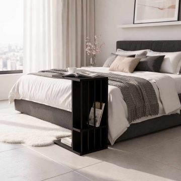 Masuta, Hanah Home, Pint-2, 44x65x29 cm, PAL, Negru