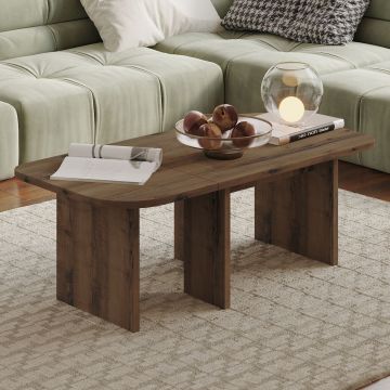 Set masute de cafea, Hanah Home, Iris, PAL, Nuc antic