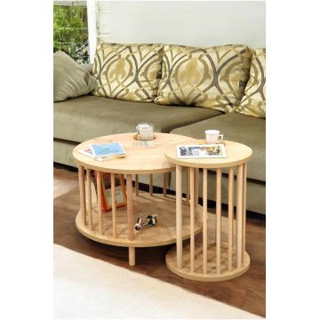 Set masute de cafea, Hanah Home, Peka-Set108, PAL, Maro