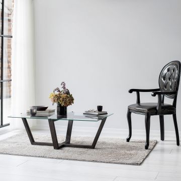 Măsuță de cafea Amalfi, Diverse culori, Diverse configurații, Diverse dimensiuni - Antracit / Standard / 105x65x35 cm