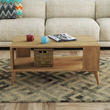 Măsuță de cafea Authentic 2060, Stejar, 90x42x54 cm - Stejar