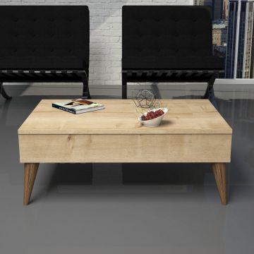 Măsuță de cafea Best, Diverse culori, 90x60x35 cm - Stejar