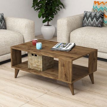 Măsuță de cafea City 2022, Nuc, 90x42x54 cm - Nuc