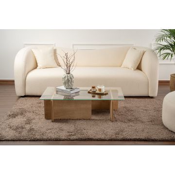 Măsuță de cafea Flavio - Honey Oak, Stejar, 105x65x30 cm - Stejar