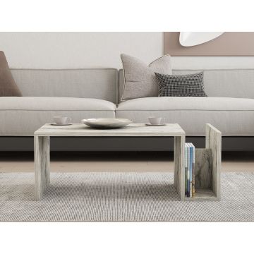 Măsuță de cafea Memo, Diverse culori, 87x50x32 cm - Freesia marble