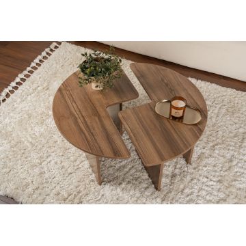 Măsuță de cafea Moira, Diverse culori - Venezia walnut
