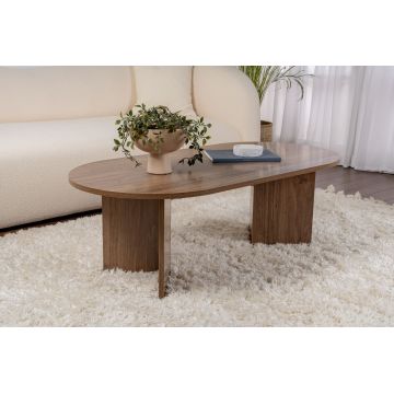 Măsuță de cafea Sable, Diverse culori, 119x60x40 cm - Venezia walnut