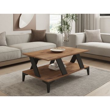 Măsuță de cafea Tabla, Diverse culori, 100x60x40 cm - Antracit - Pin atlantic