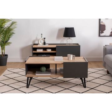 Măsuță de cafea Viper, Sapphire - Antracit - Albastru - Antracit