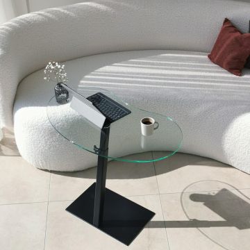 Masuta de cafea Fagioli - Black, Negru, 40x75x70 cm - Negru