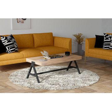 Masuta de cafea Hpy, Stejar, 105x48x53 cm - Stejar