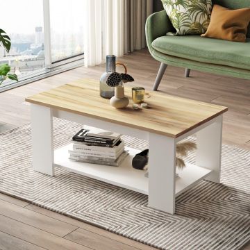 Masuta de cafea Libby, Stejar, 96x42x50 cm - Stejar