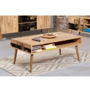 Masuta de cafea Viva - Coffee Table 3, Stejar, 45x60x110 cm - Stejar