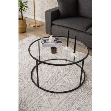Mobilier Berlin 80x80 - Negru