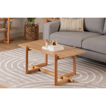 Măsuță de cafea Maya, Natur, 100x55x40 cm - Natural
