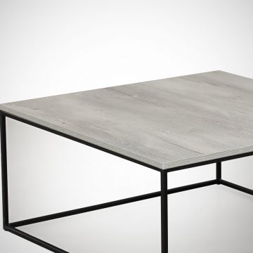 Măsuță de cafea Poly, Sea oak, 75x75x43 cm - Stejar