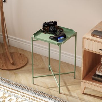 Măsuță de cafea Shb-008-D, Verde, 46x46x56 cm - Verde