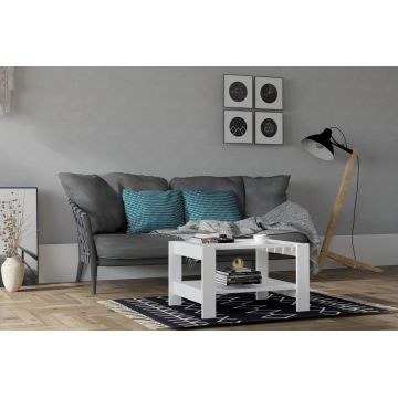 Masuta de cafea, Puqa Design, Herb, 69.8x40x50 cm, PAL, Alb